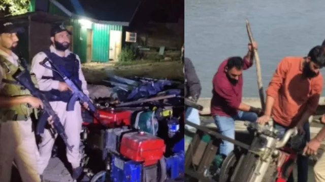 झेलम नदी में अवैध रेत खनन पर पुलिस की रेड, लाखों की भारी मशीनें जब्त; FIR दर्ज

